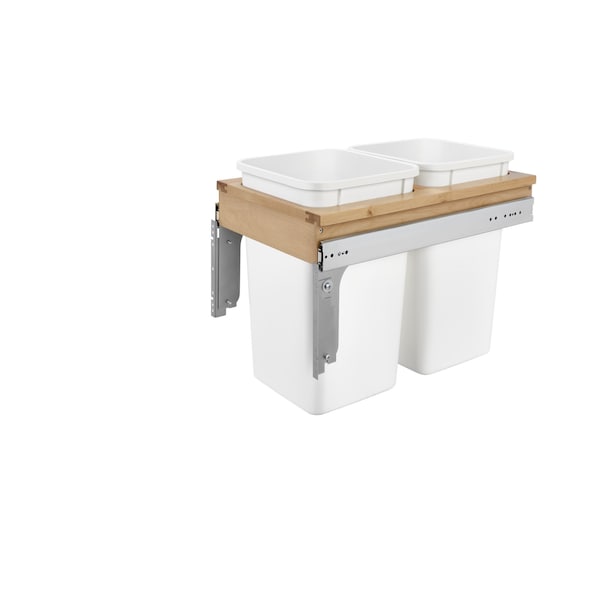 Rev-A-Shelf Maple Veneer, Light Brown, 13.5 in W, 17.75 in H, 22.625 in D, 22.63 in L, Light Brown 4WCTM-15DM2-343-FL - main